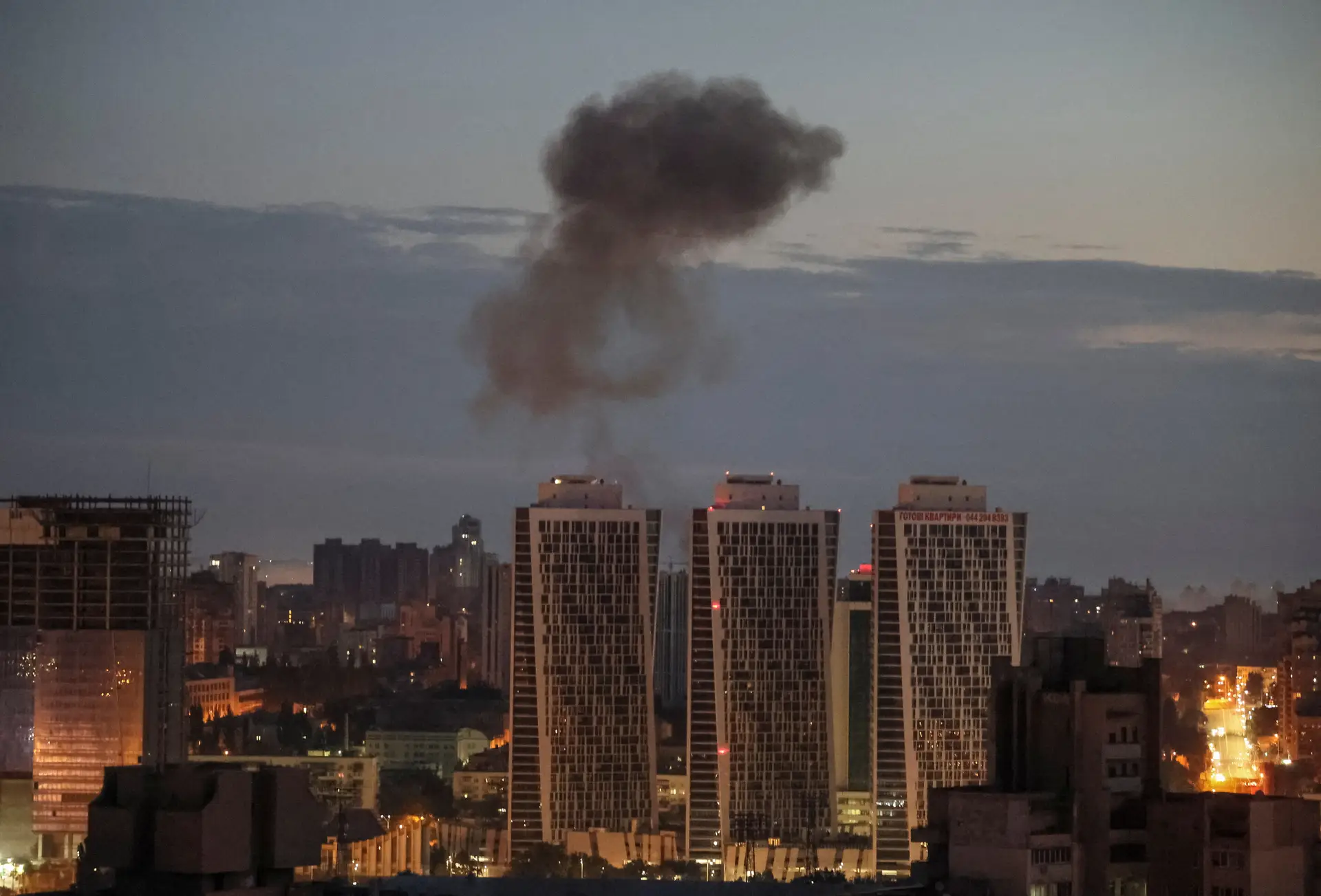 Kiev diz que abateu 24 drones russos no sul e centro do país