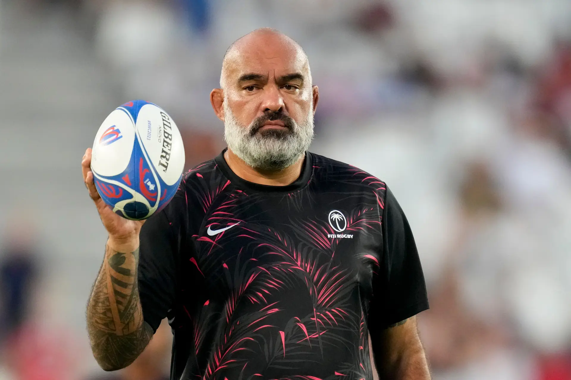 Mundial de râguebi: treinador das Fiji dá presente aos Lobos após encontro