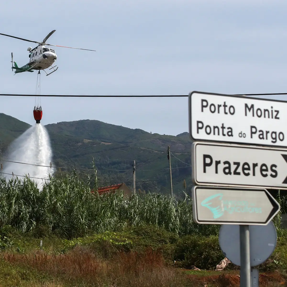 Suspeita de fogo posto em incêndio no Porto Moniz —