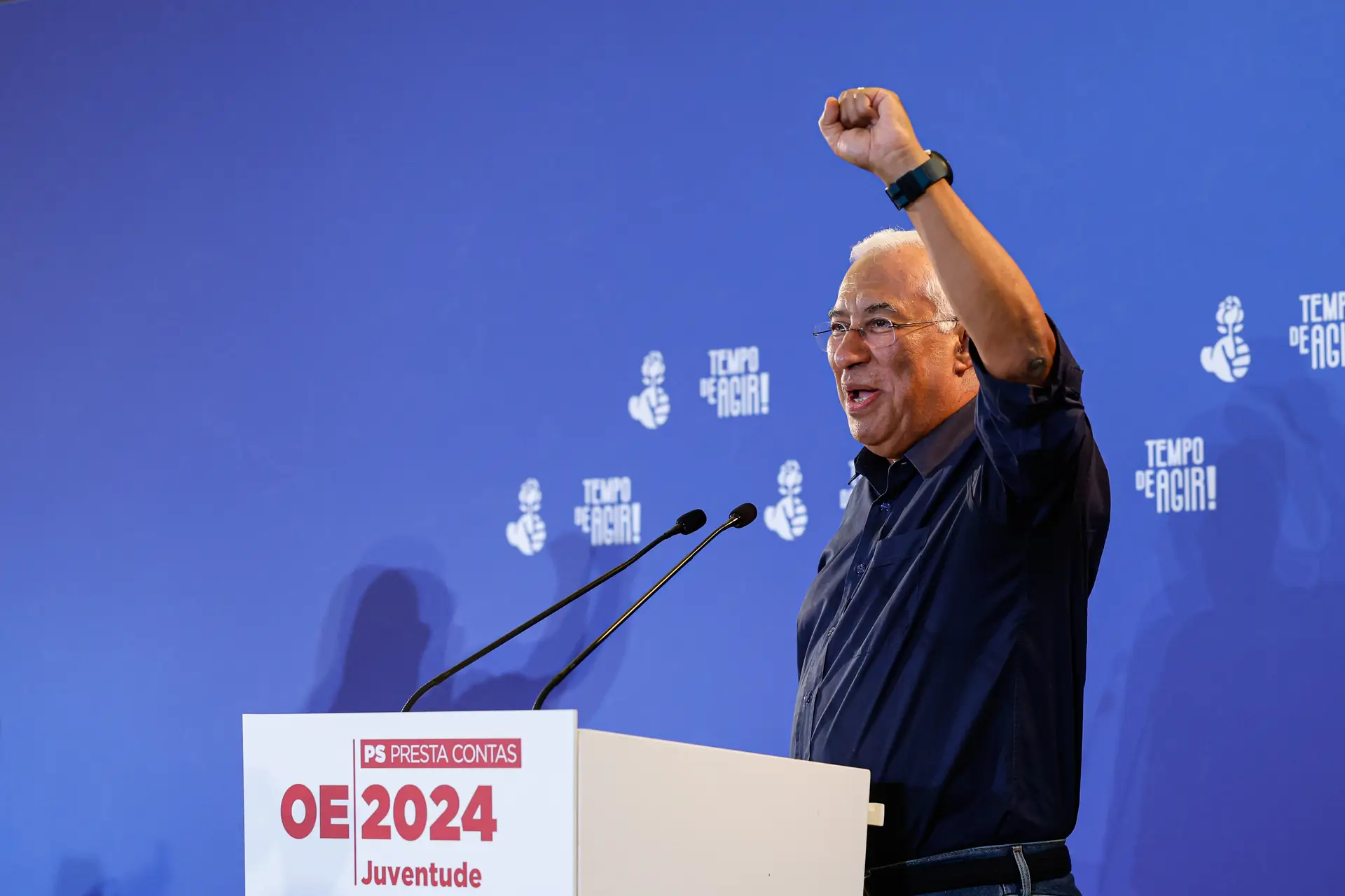 António Costa durante a primeira apresentação do OE2024