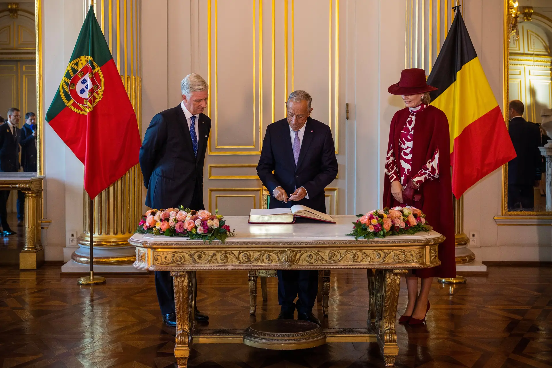 Marcelo recebido no Palácio Real e no Parlamento Federal da Bélgica
