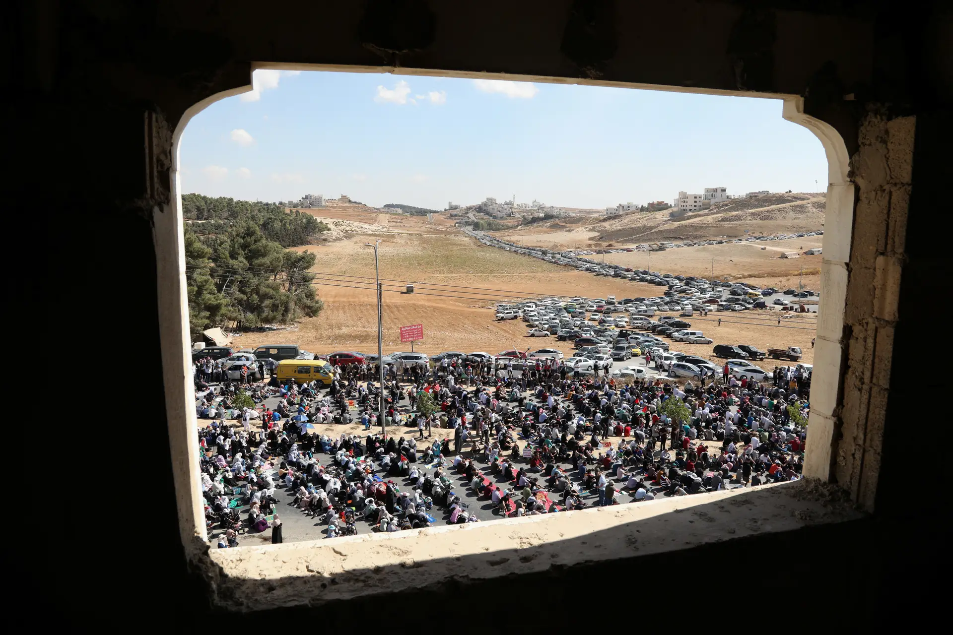 Protestos pro-Palestina na Jordânia