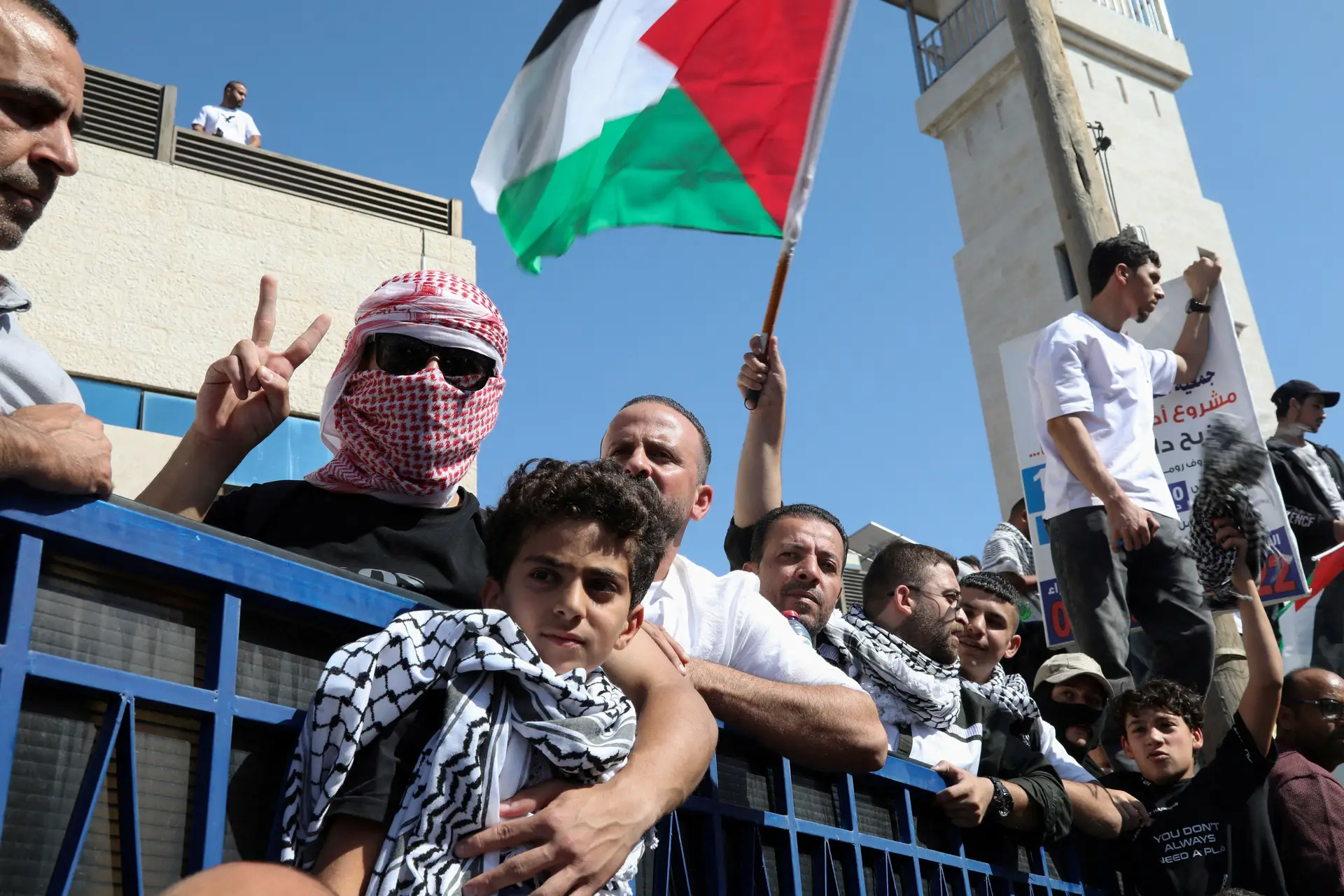 Protestos pro-Palestina na Jordânia