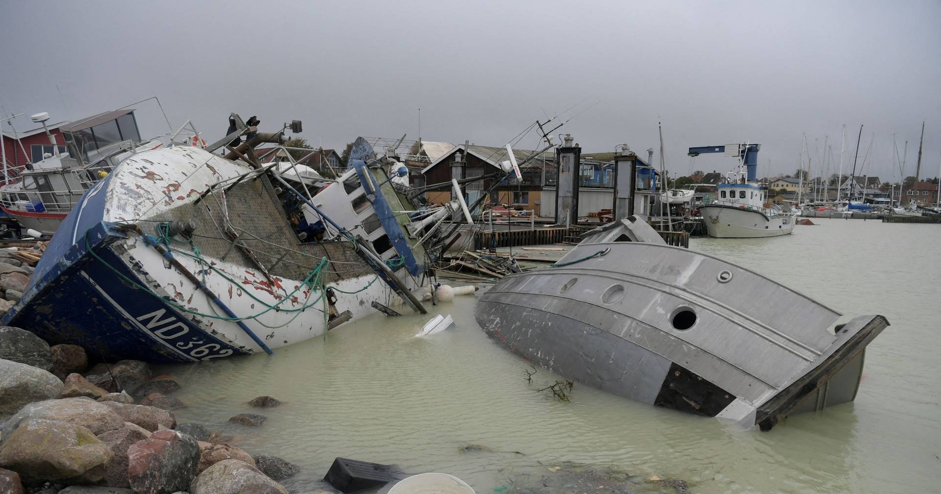 Storm Babette hits Europe and causes casualties