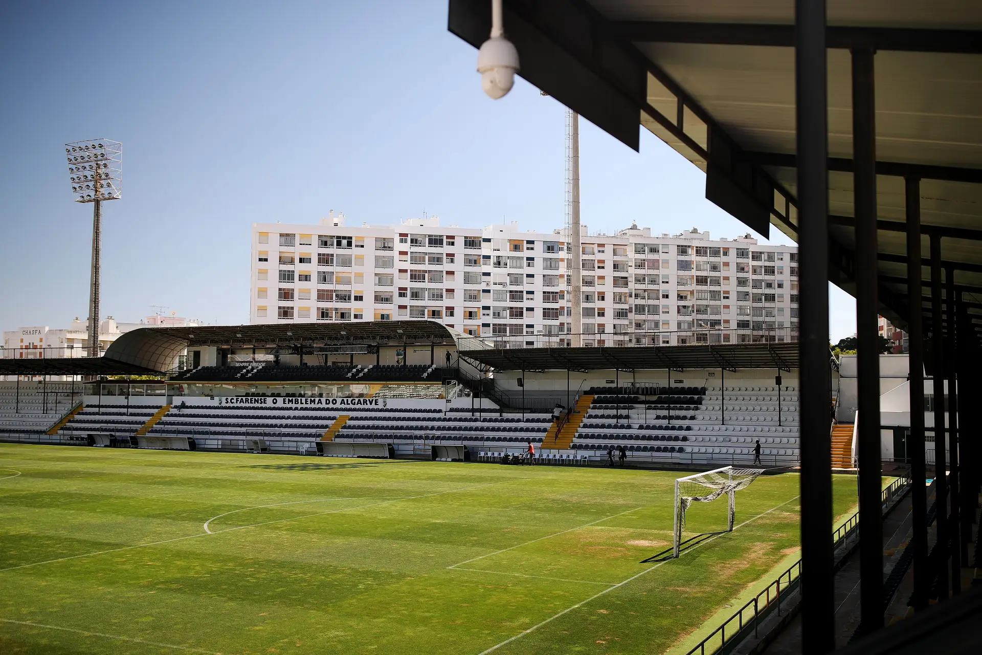 O mítico Estádio de São Luís, casa do Farense