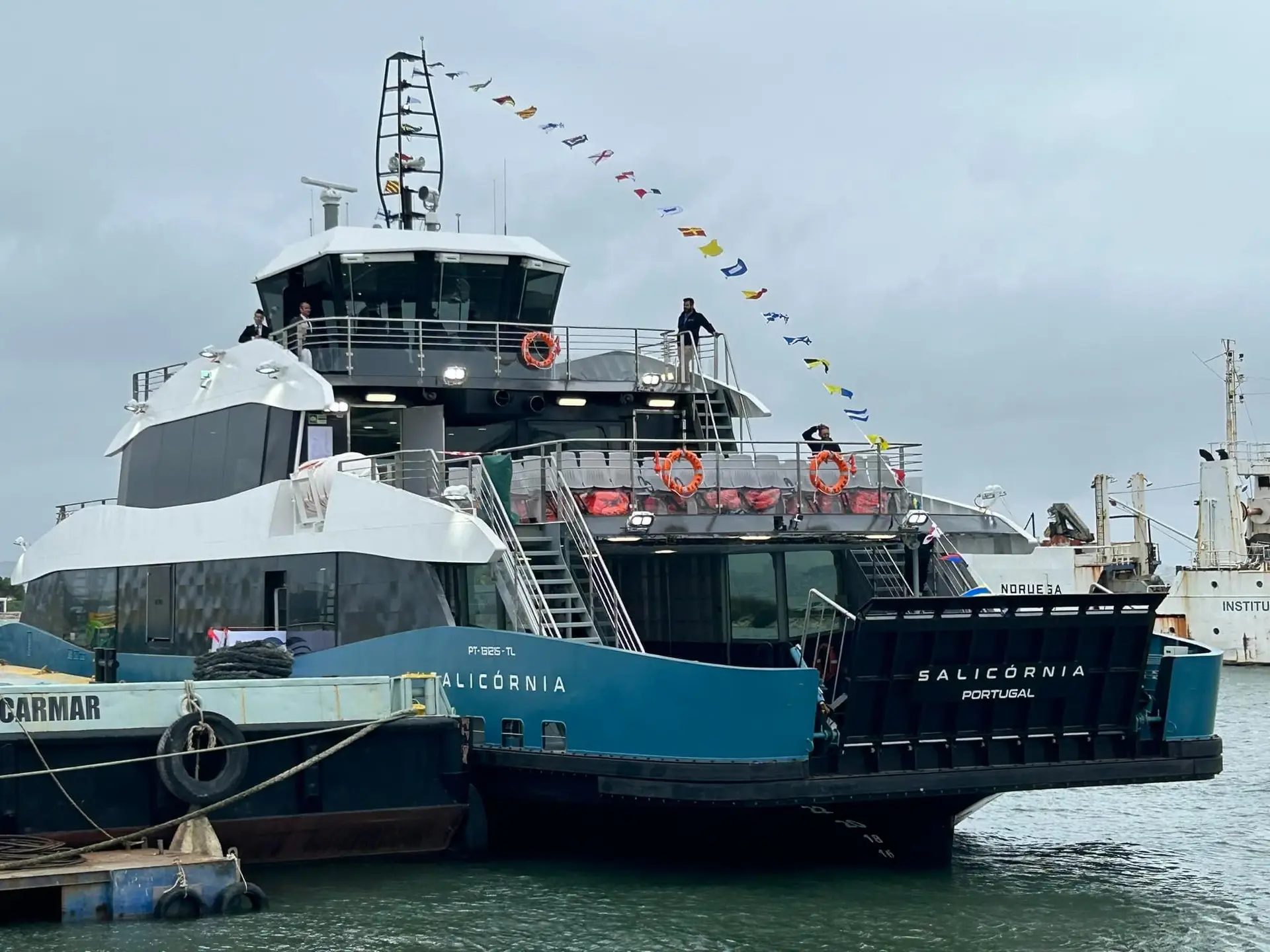 Primeiro Ferry 100% Elétrico A Caminho De Aveiro - SIC Notícias