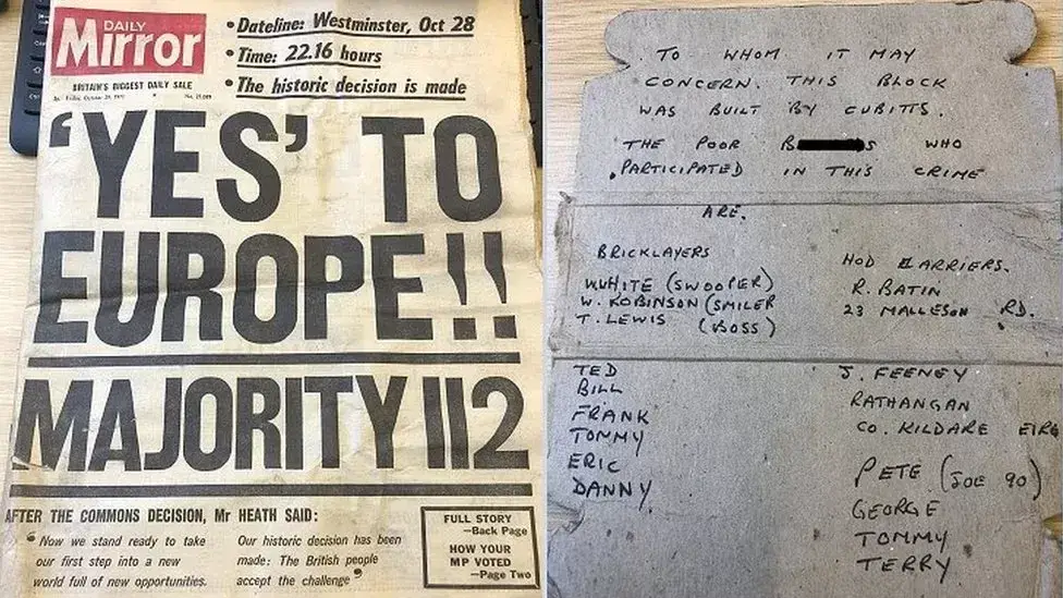 Os construtores da empresa Cubitts montaram a cápsula há 52 anos