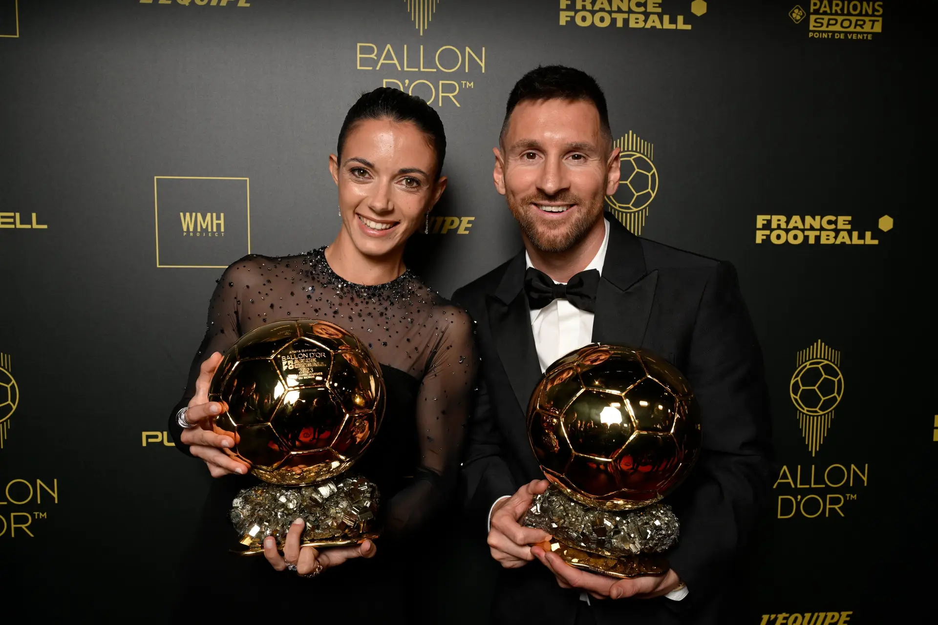 Lionel Messi e Aitana Bonmatí conquistam Bola de Ouro