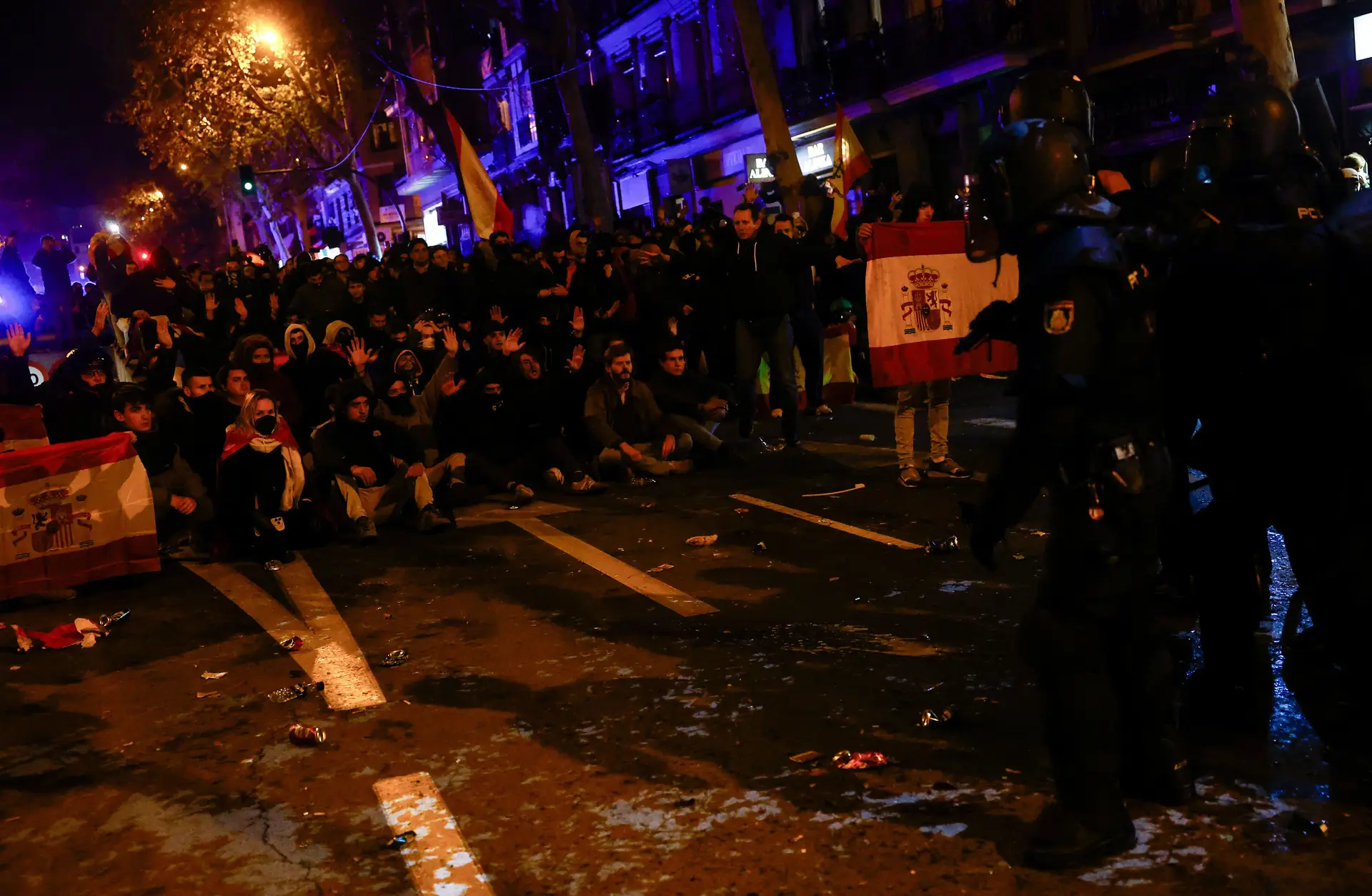 España: desprecio por la protesta contra la amnistía que reunió a más de 500 personas