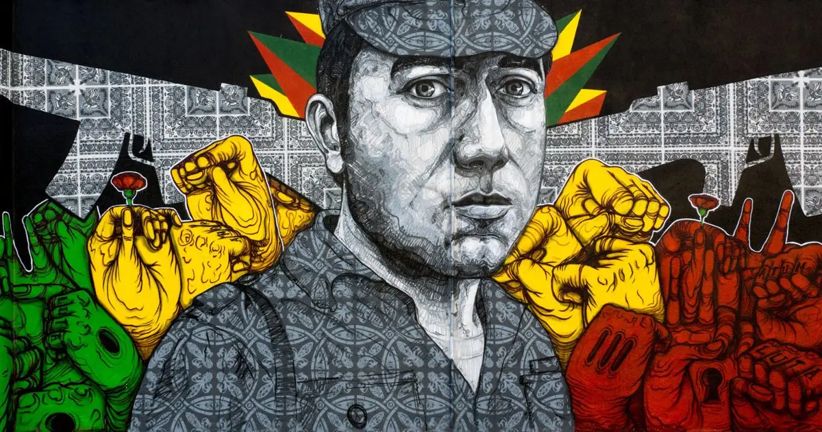 Mural de Salgueiro Maia em Lisboa sofre revolução