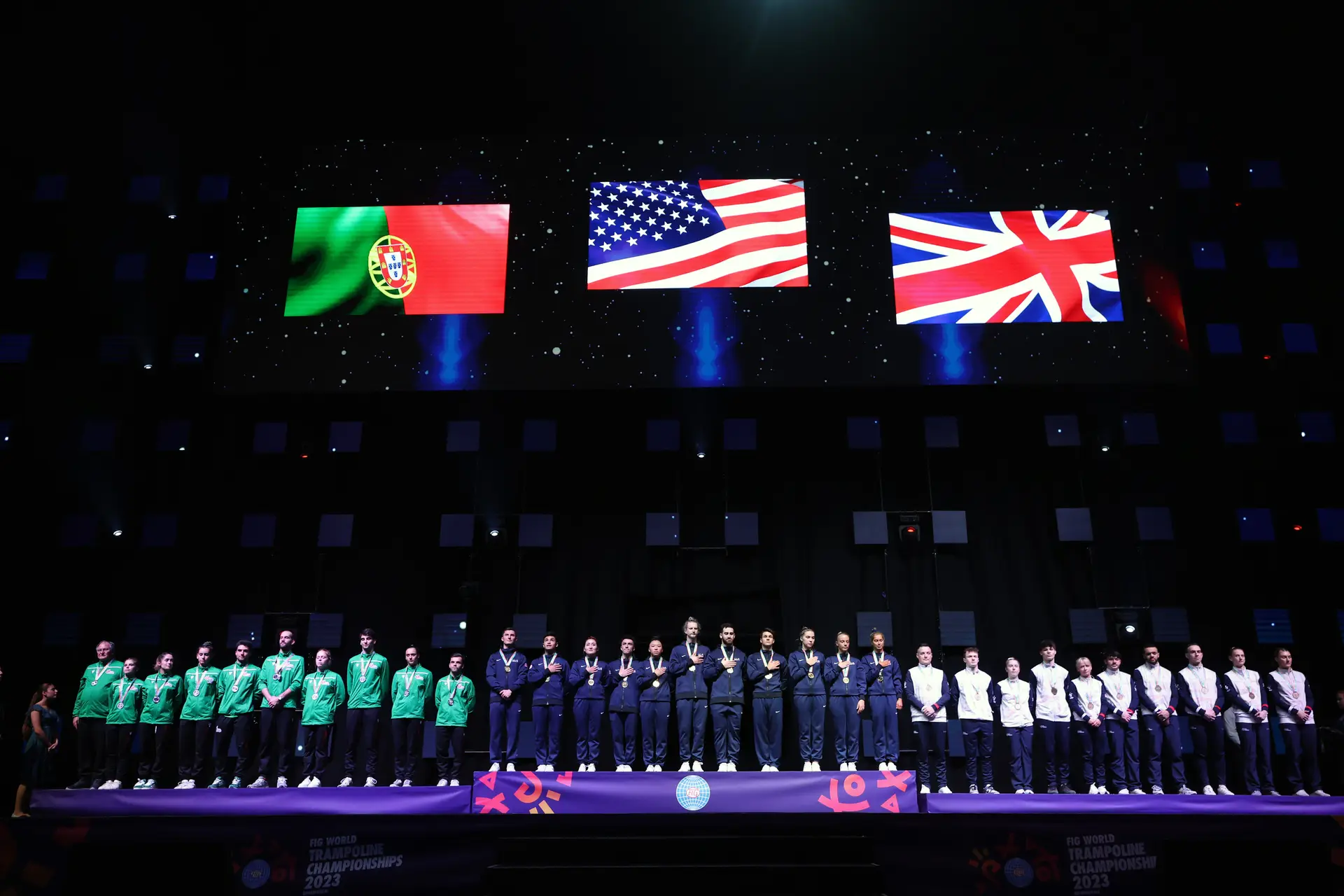 Portugal conquista segundo lugar no concurso completo dos Mundiais de trampolins