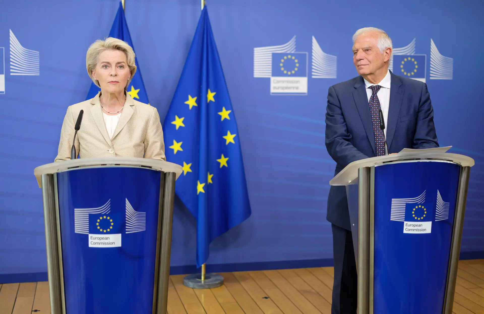 Israel: Von der Leyen e Borrell visitam Médio Oriente nos próximos dias