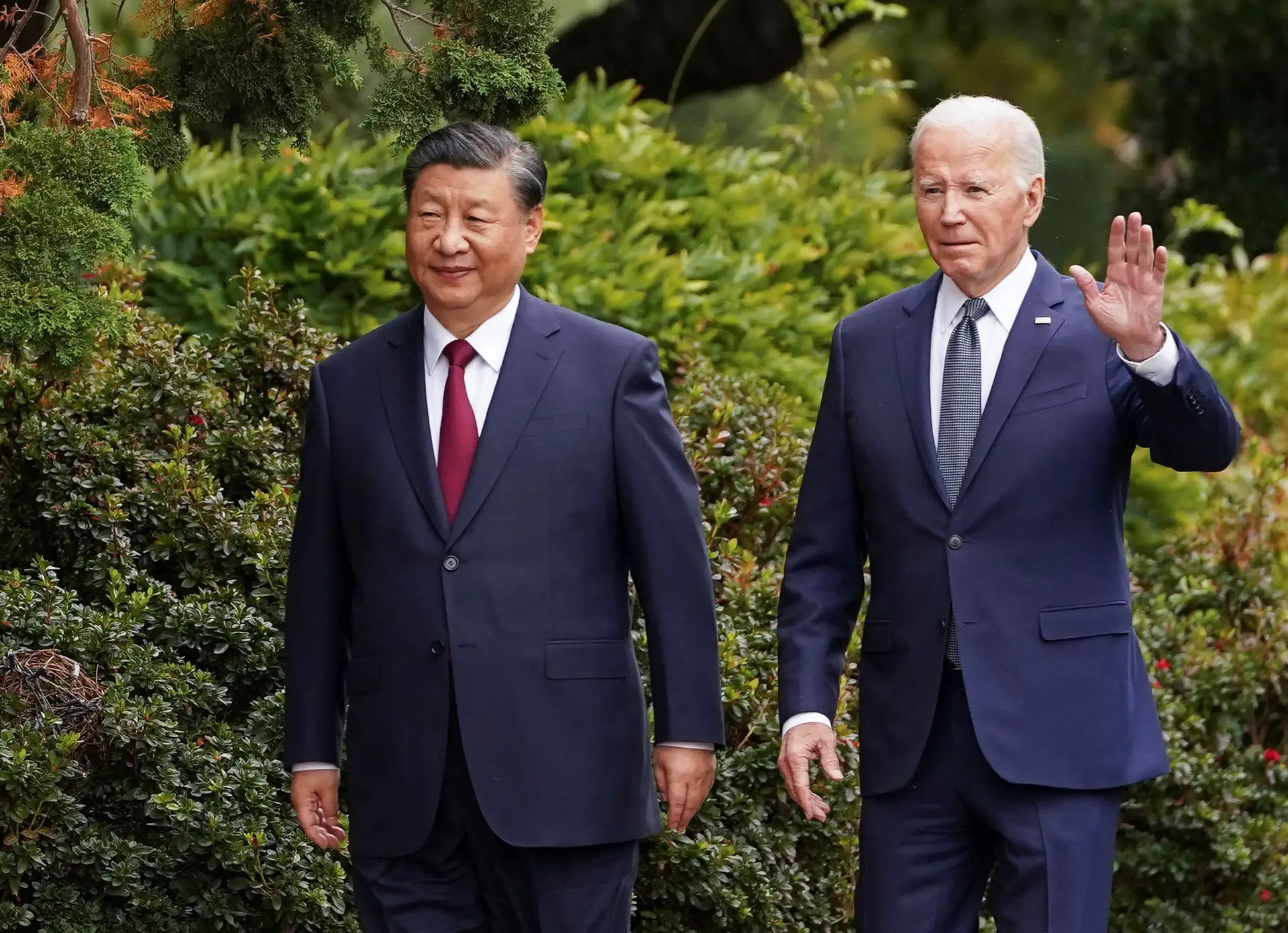 Xi Jinping e Joe Biden