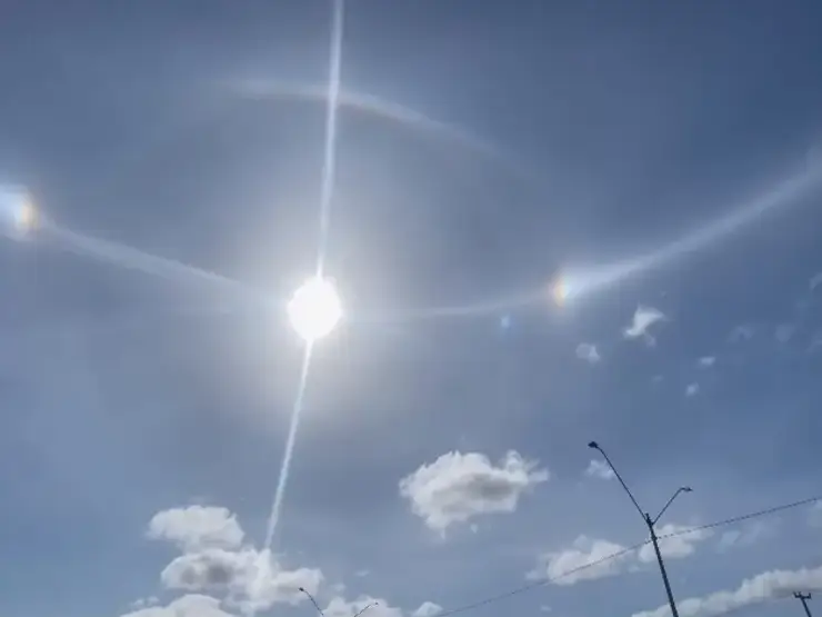 Três sóis: cidade no nordeste do Brasil acorda com fenómeno solar