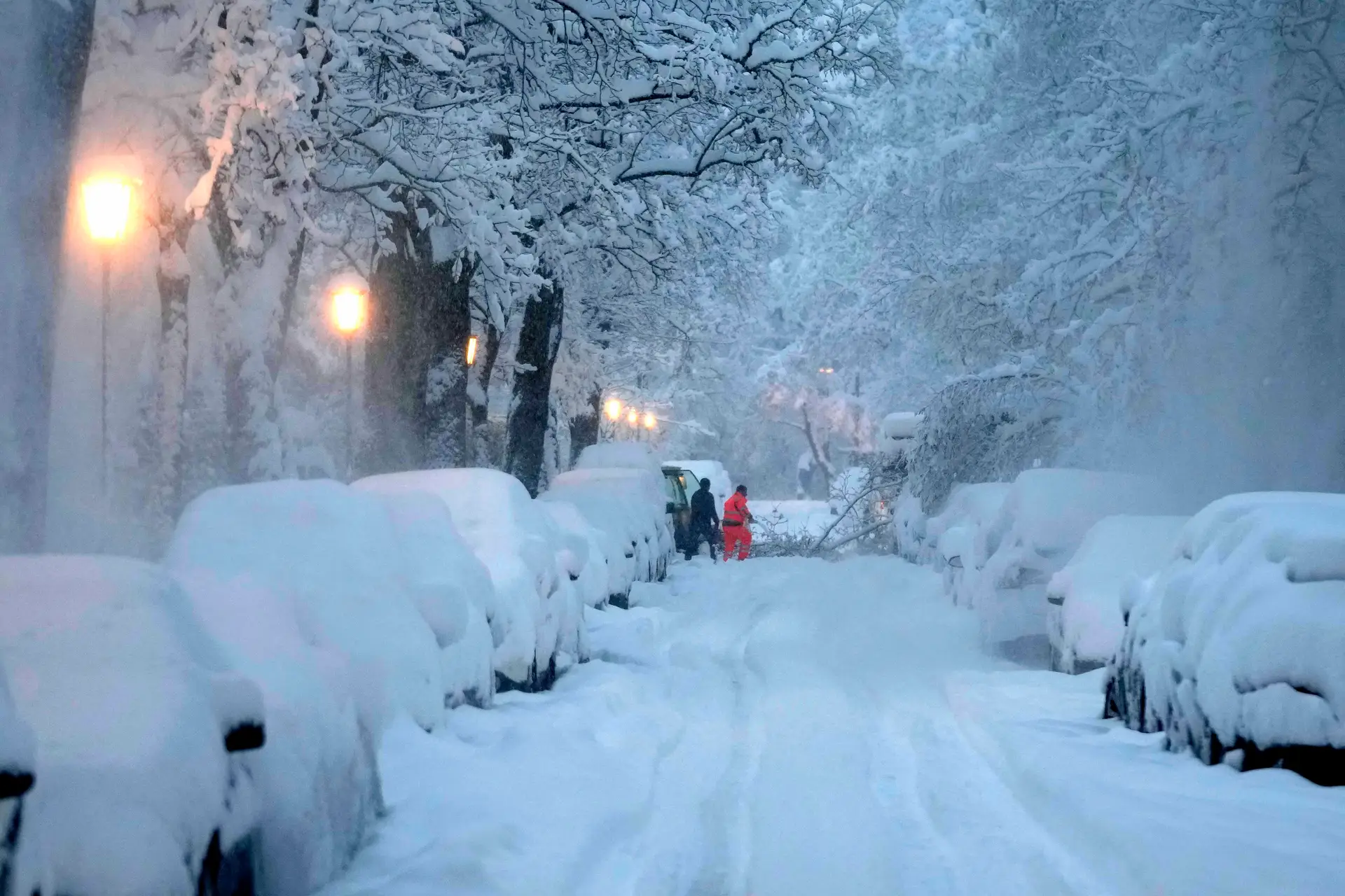 Vaga de frio na Europa: cidades cobertas de neve - SIC Notícias