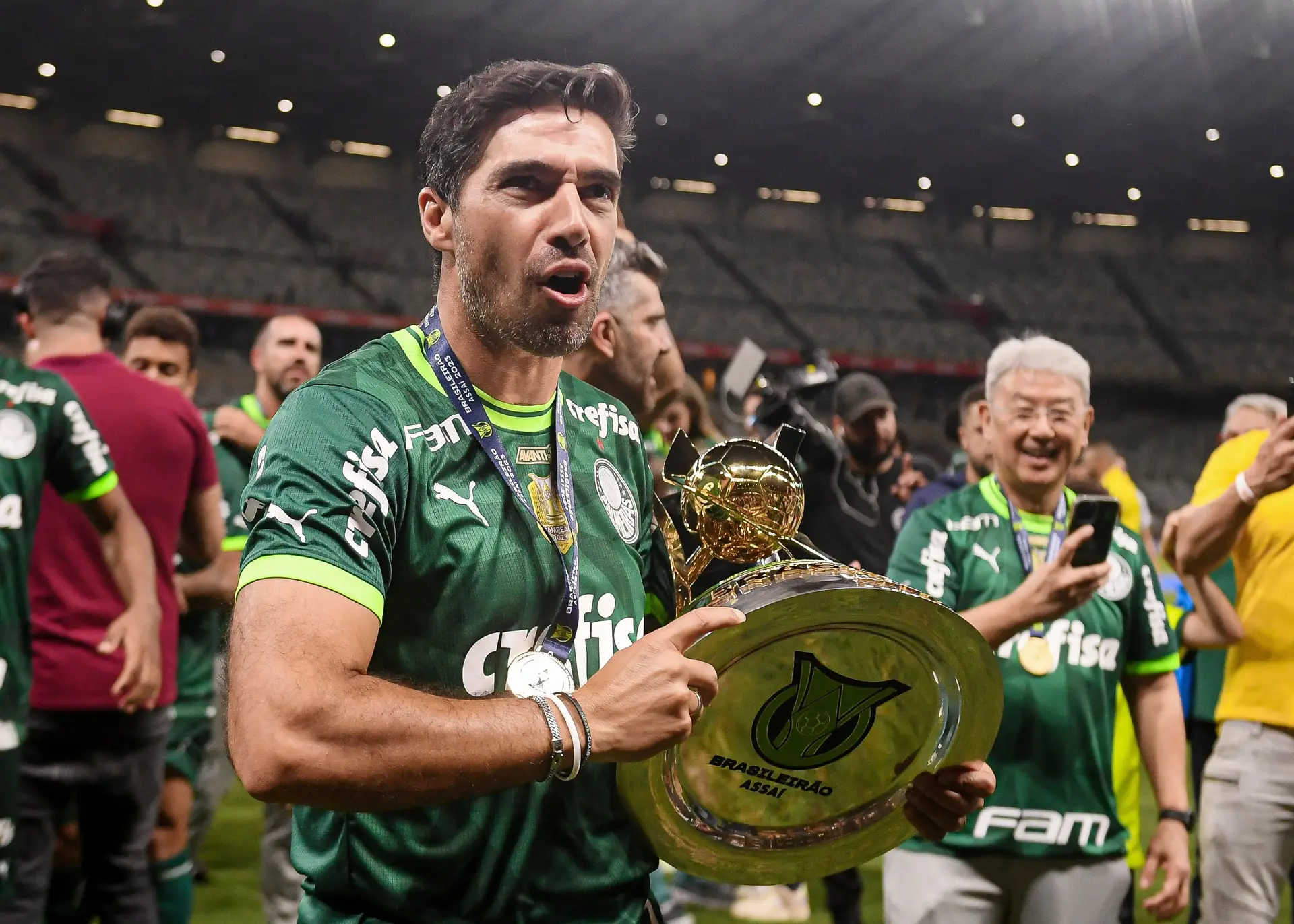 Pedro Proença felicita Abel Ferreira pela reconquista do título brasileiro