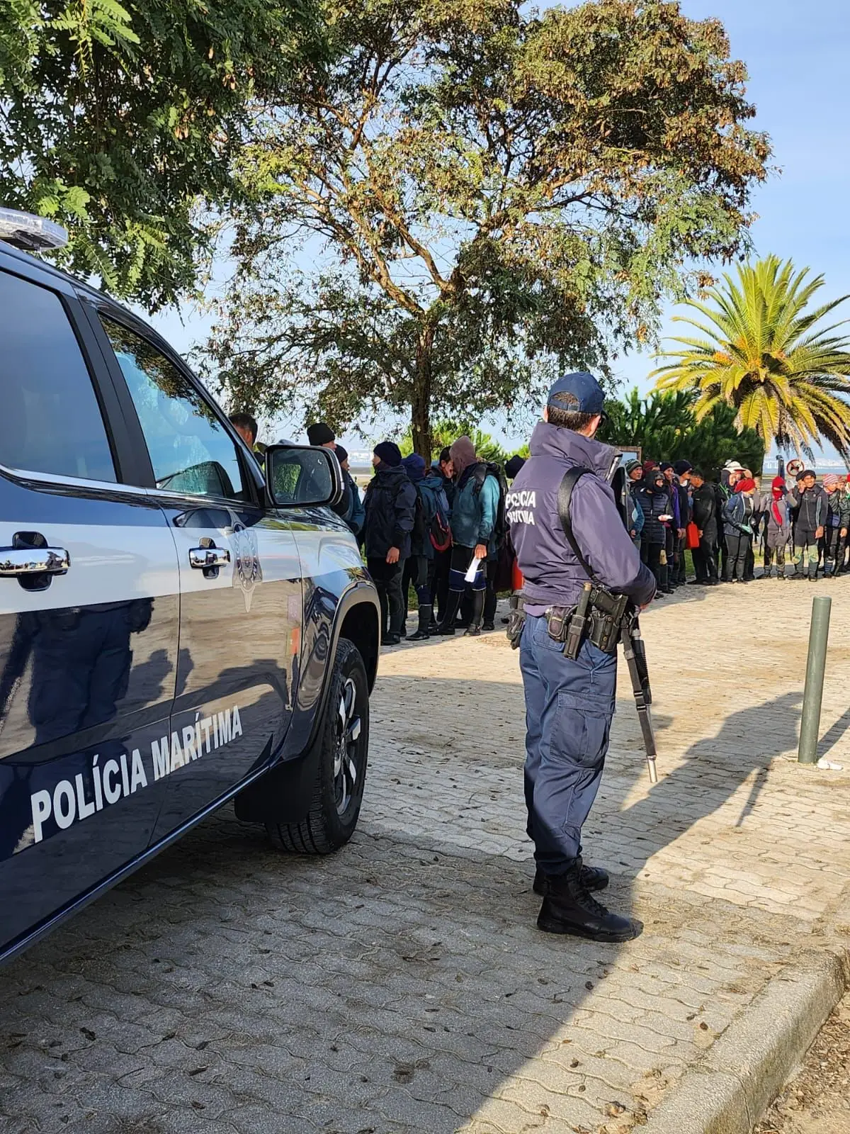 Mais de uma tonelada de amêijoa apreendida pela Polícia Marítima em Alcochete