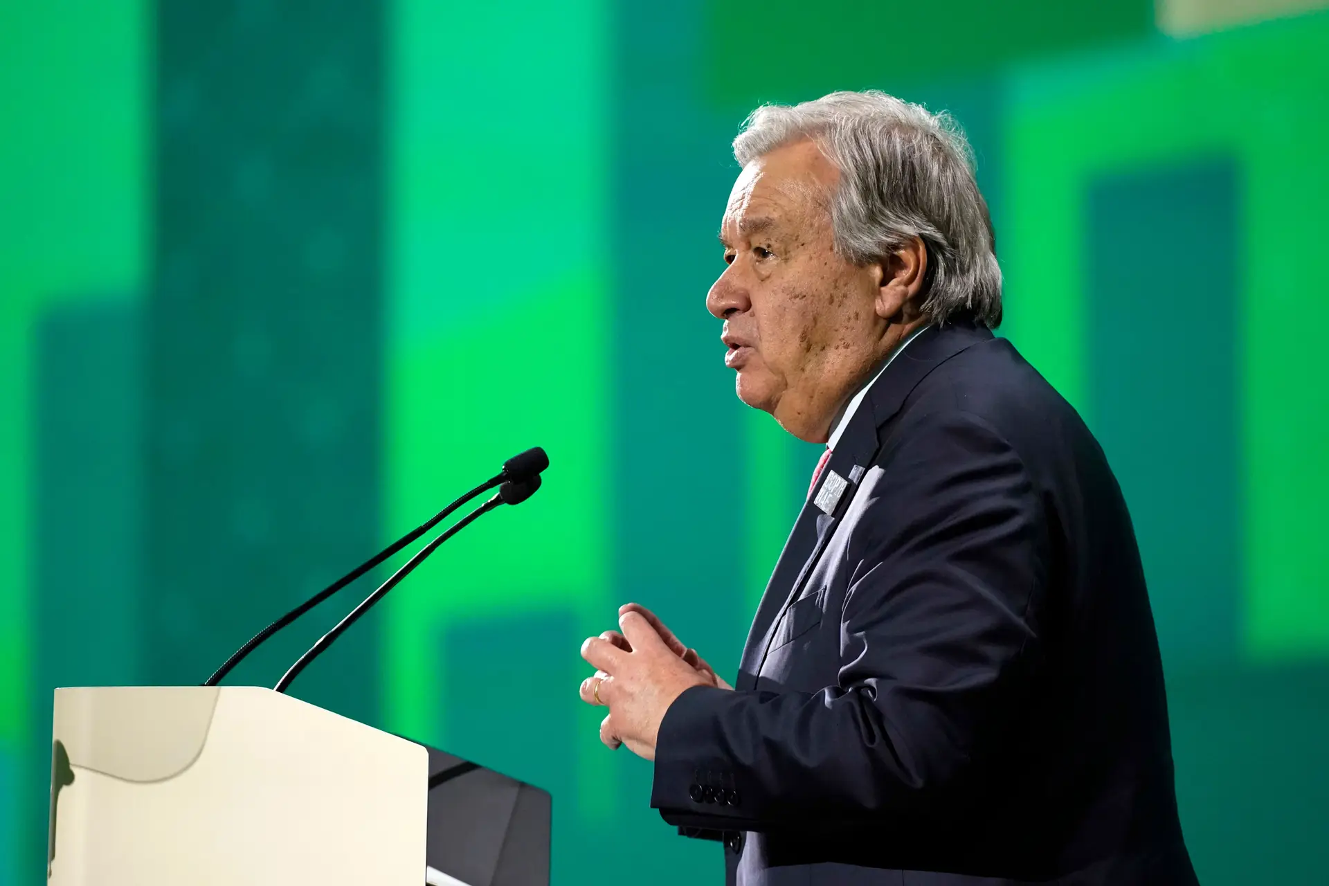 COP28: Guterres diz que países reconhecem "pela primeira vez" mudanças globais