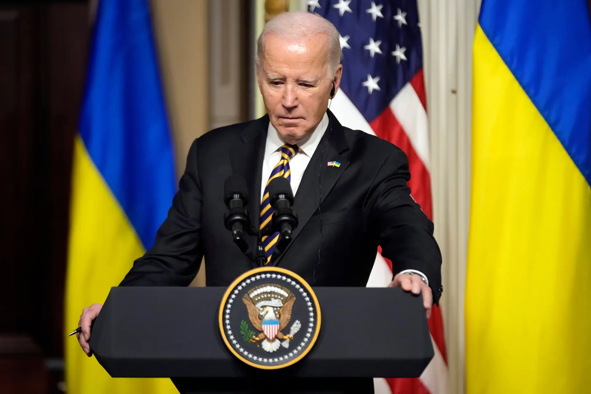 "A história julgará aqueles que virarem as costas à Ucrânia", avisa Biden