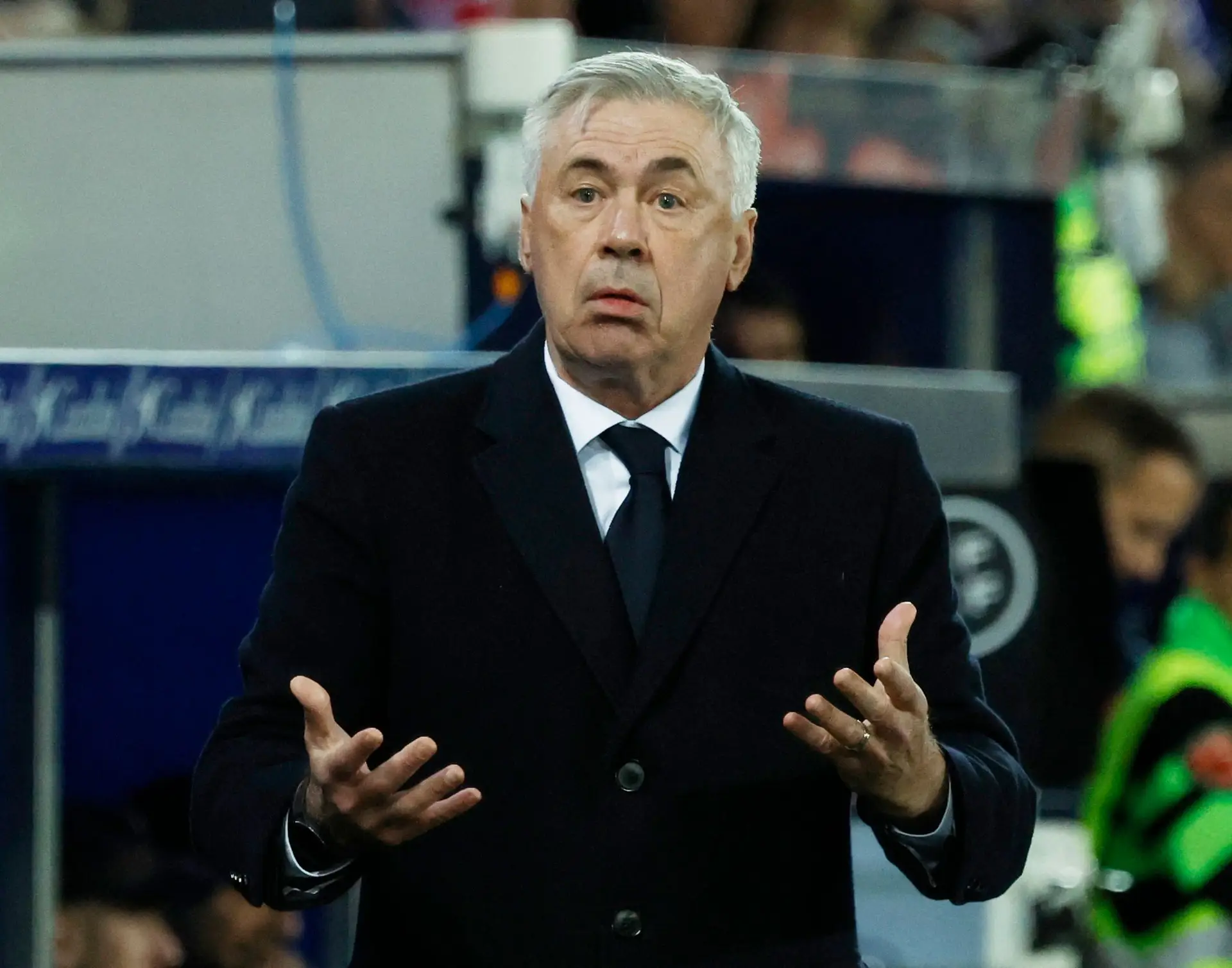 Carlo Ancelotti, treinador do Real Madrid