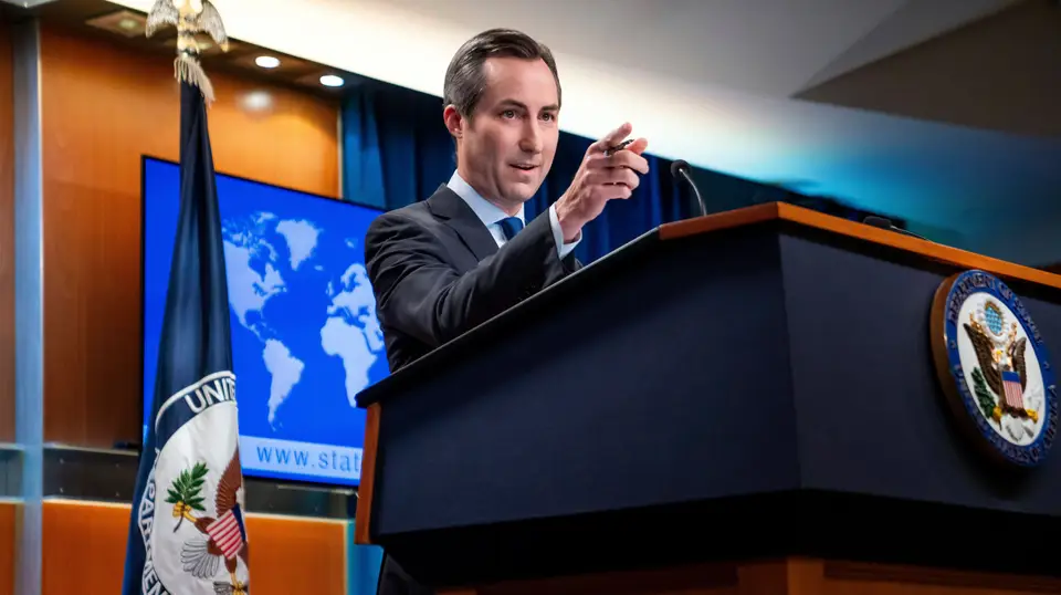 O porta-voz da diplomacia norte-americana, Matthew Miller