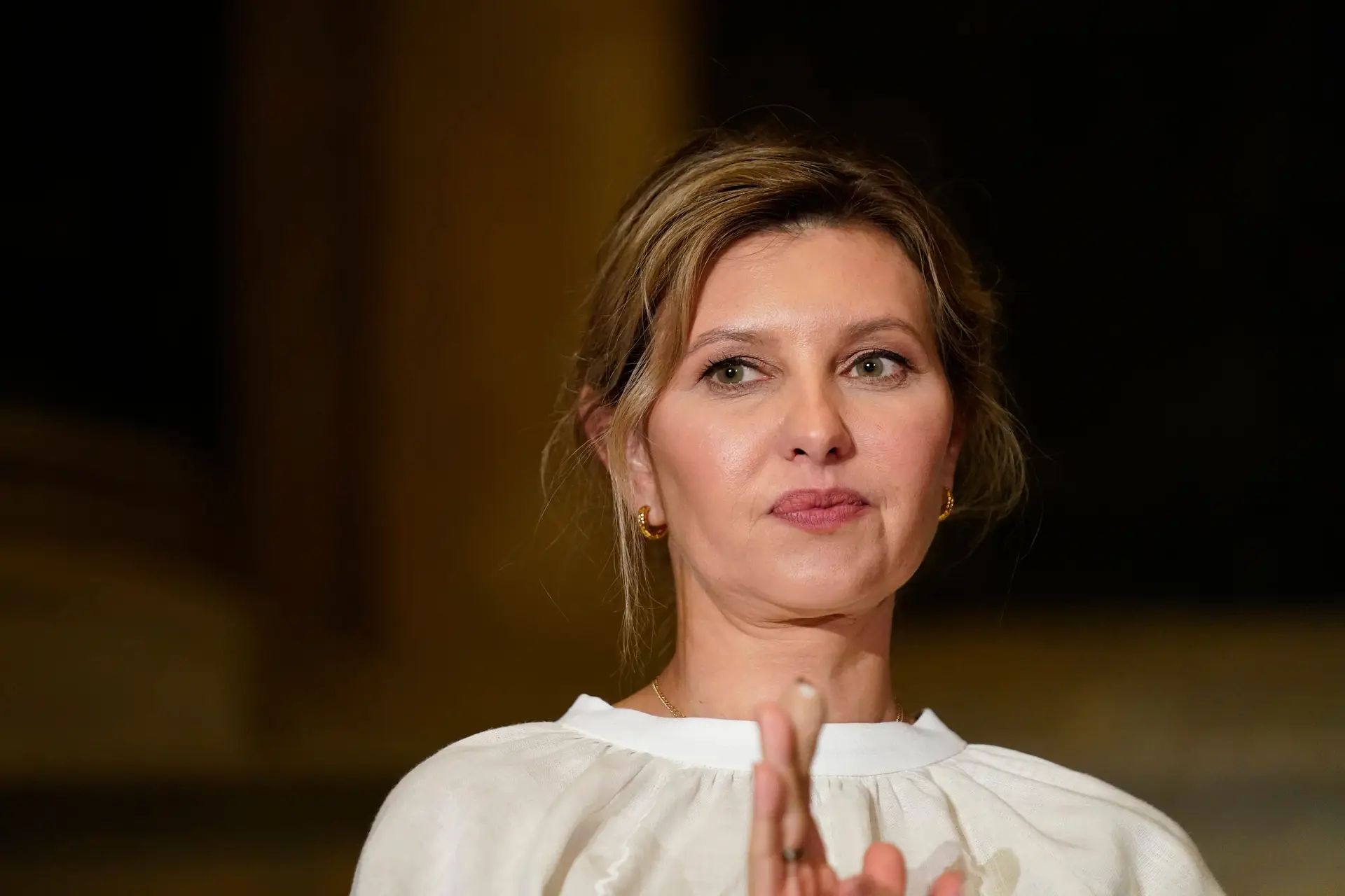 Guerra na Ucrânia "só pode ser alterada com armas", defende Olena Zelenska