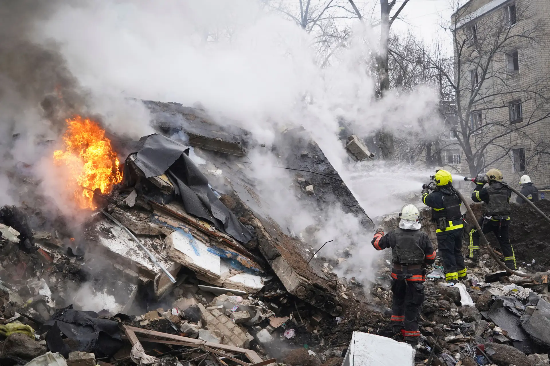 Mais recente vaga de ataques russos provocou pelo menos 18 mortos e 130 feridos