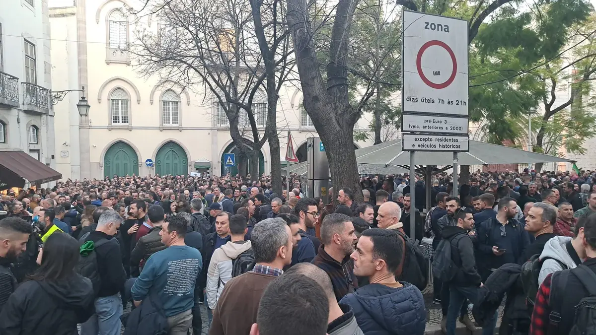 Protesto dos agentes da PSP e da GNR em Lisboa