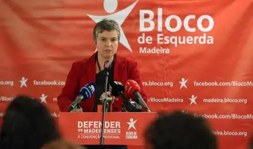 Dina Letra, coordenadora do Bloco de Esquerda/Madeira