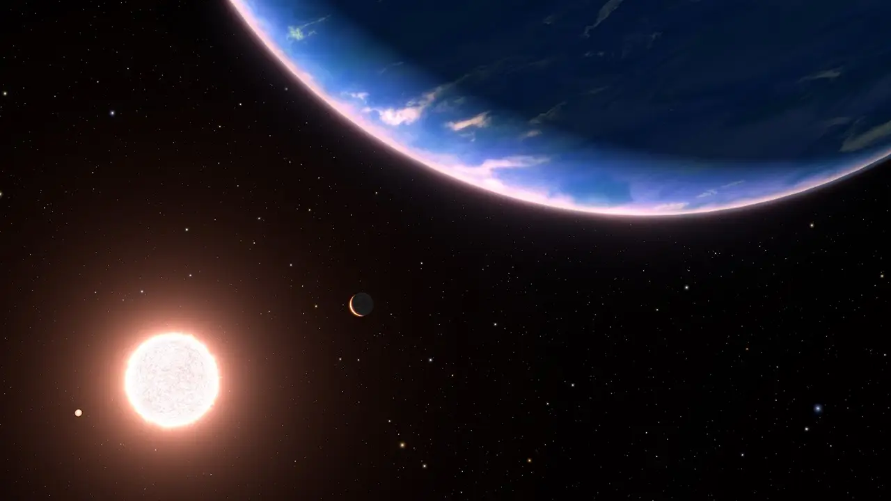 Ilustração do exoplaneta GJ 9827d