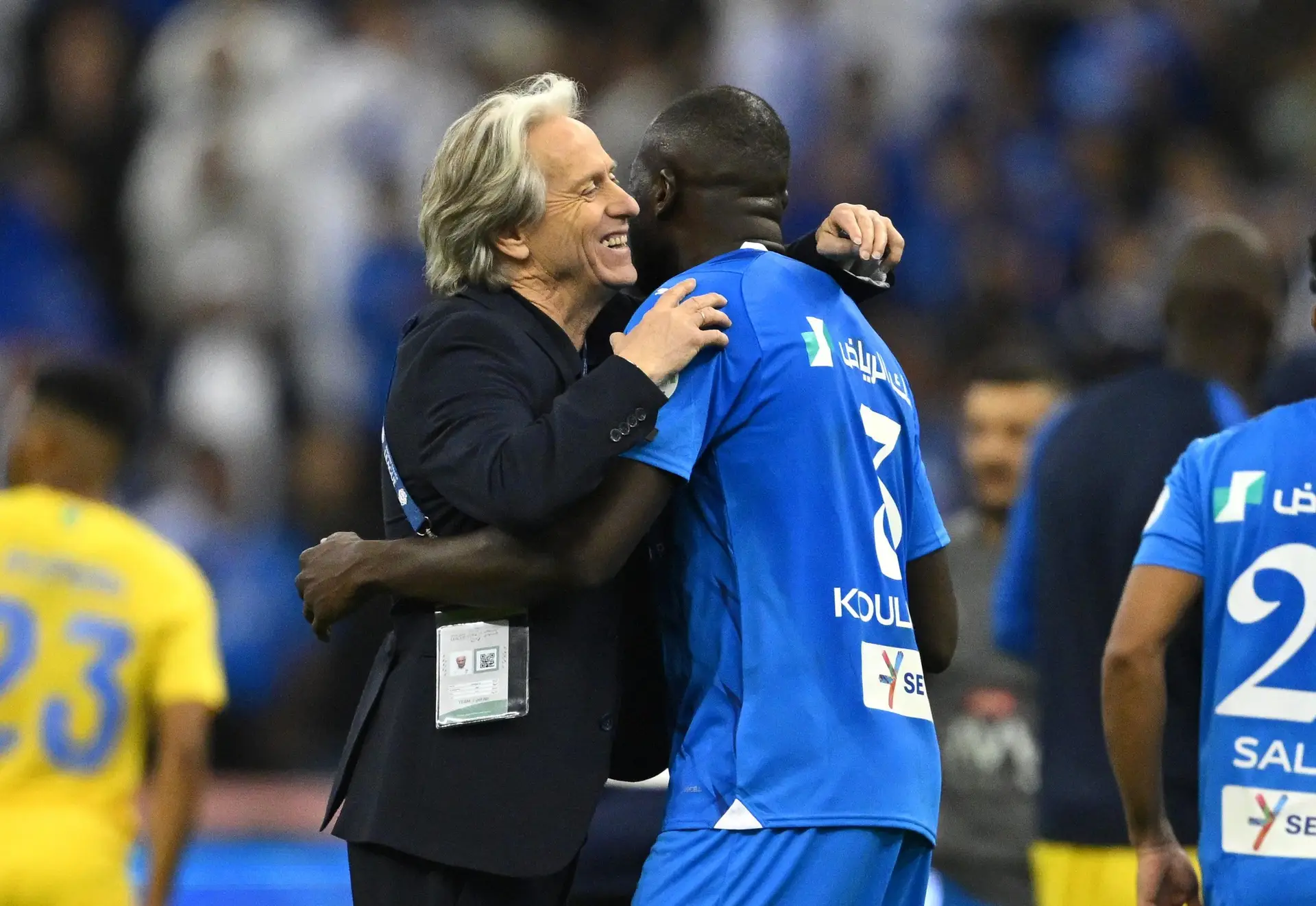 "Férias não": Jorge Jesus protagoniza momento hilariante com jogador do Al Hilal