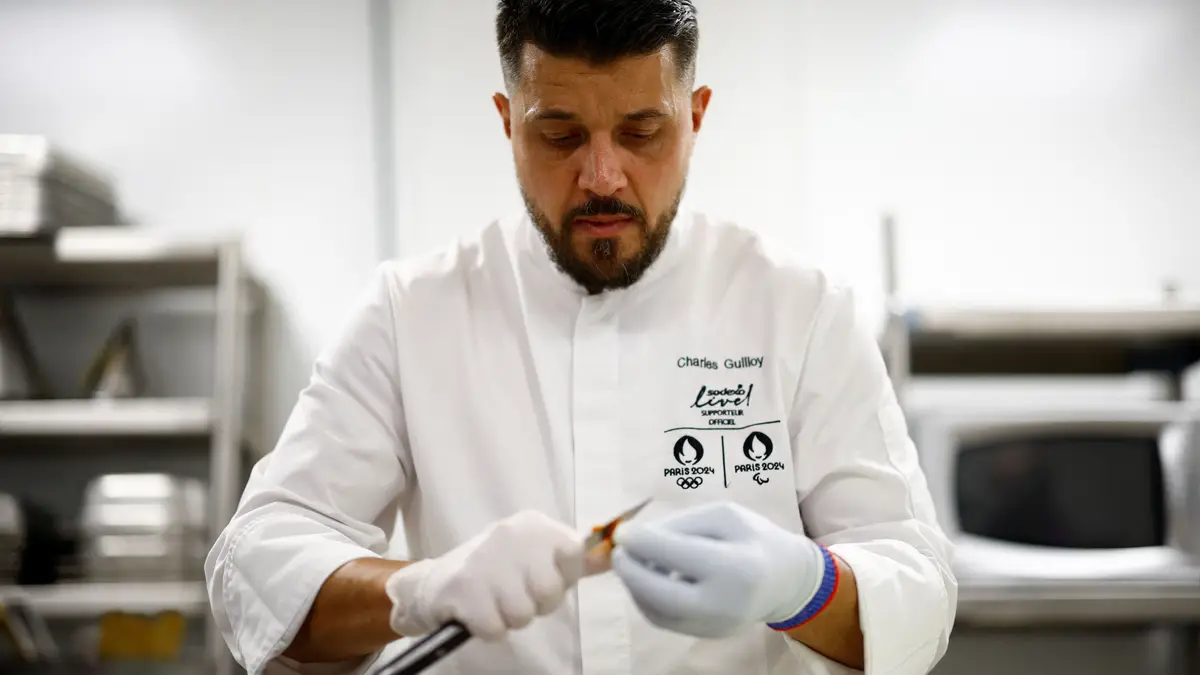 Charles Guilloy, chefe da cozinha dos Jogos Olímpicos
