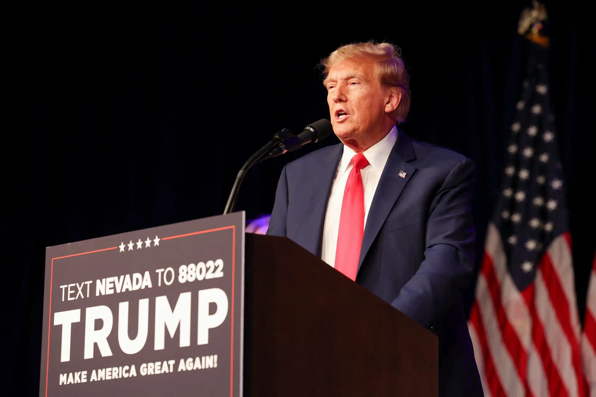 Eua 2024: Trump vence convenção republicana no Nevada