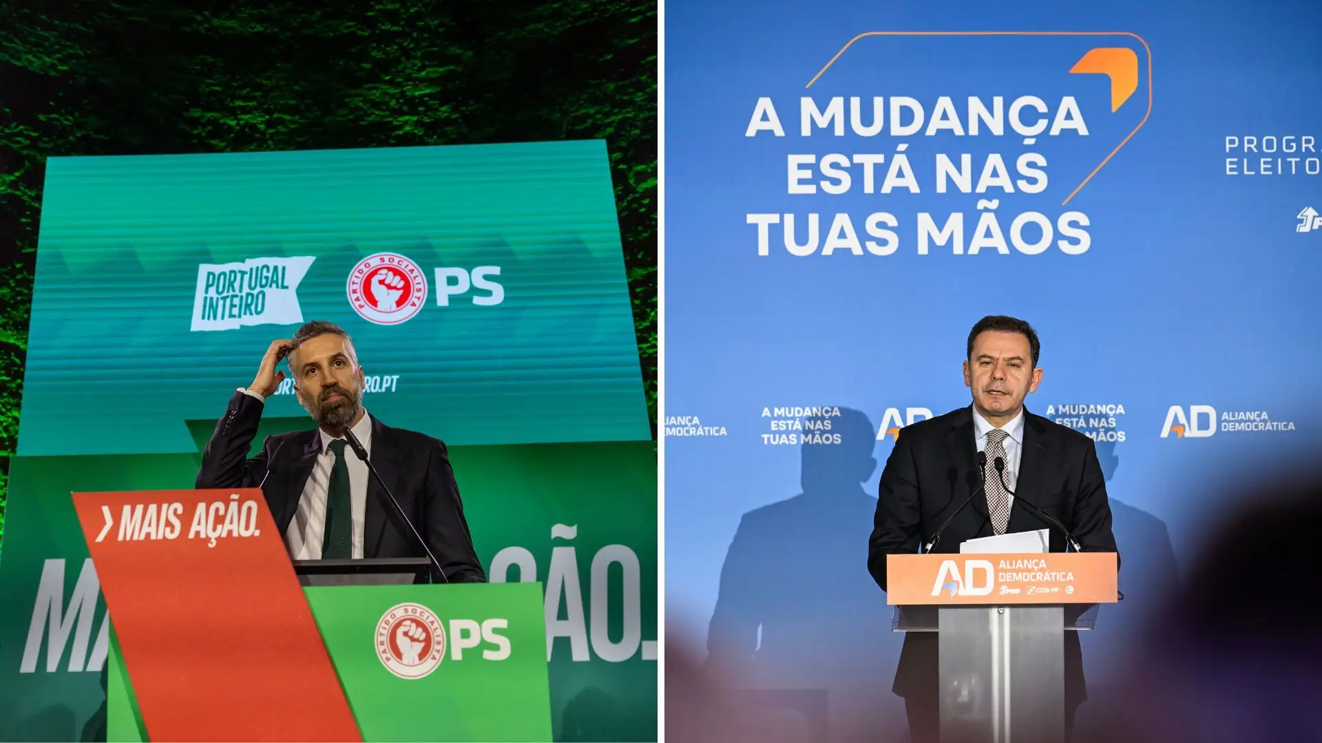 Frente a frente entre Pedro Nuno Santos e Luís Montenegro fecha ciclo de debates