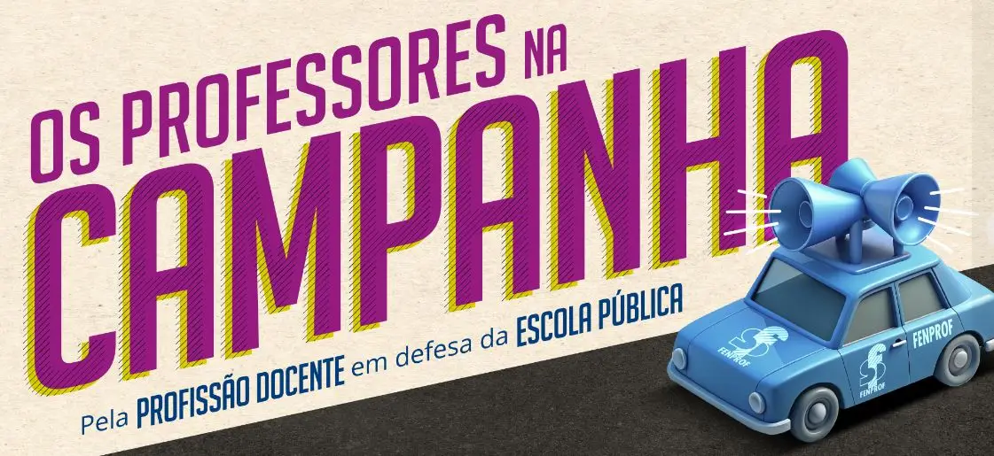 "Professores na campanha" de Norte para Sul até 10 de março