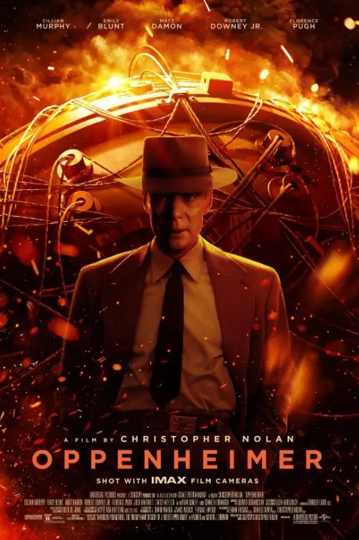 Póster oficial do filme Oppenheimer