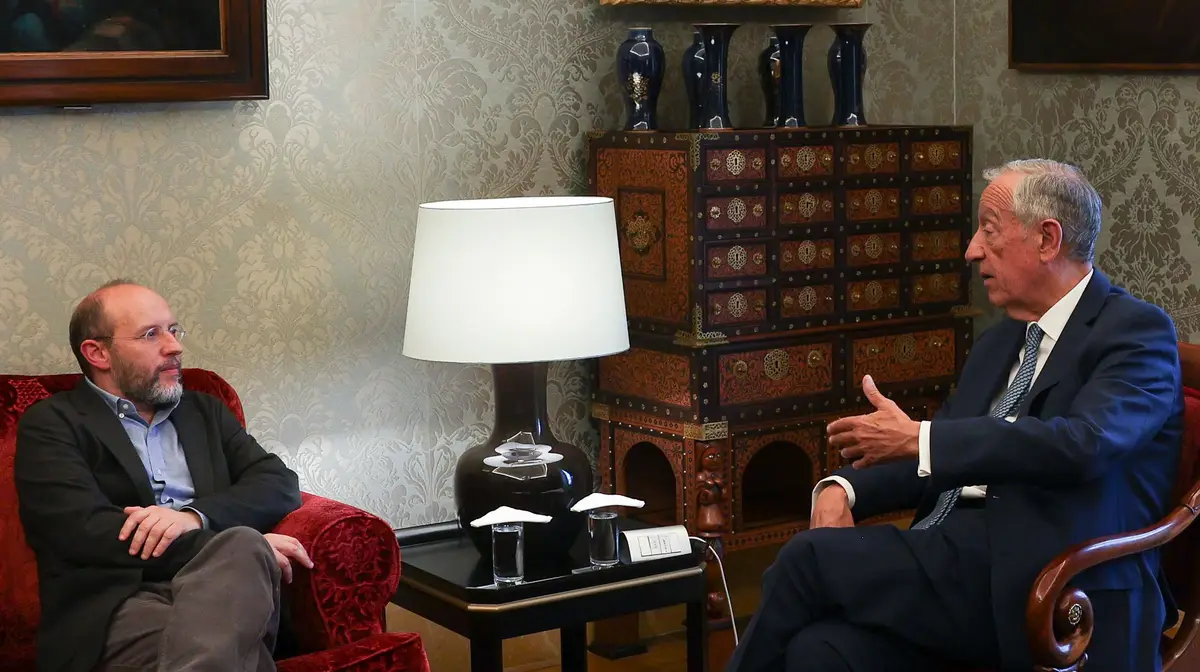 Marcelo Rebelo de Sousa recebeu esta quarta-feira o partido Livre, na sequência das eleições para a Assembleia da República
