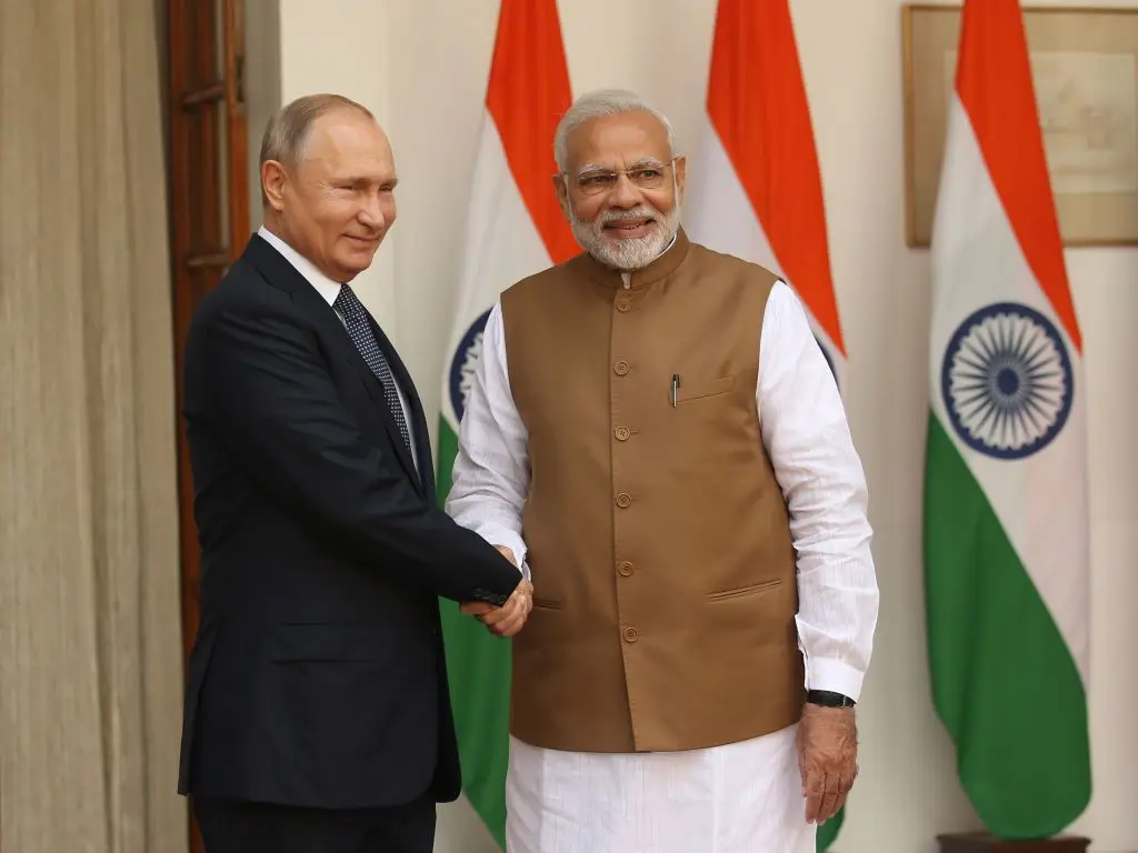 Modi quer reforçar "parceria especial entre a Índia e a Rússia"