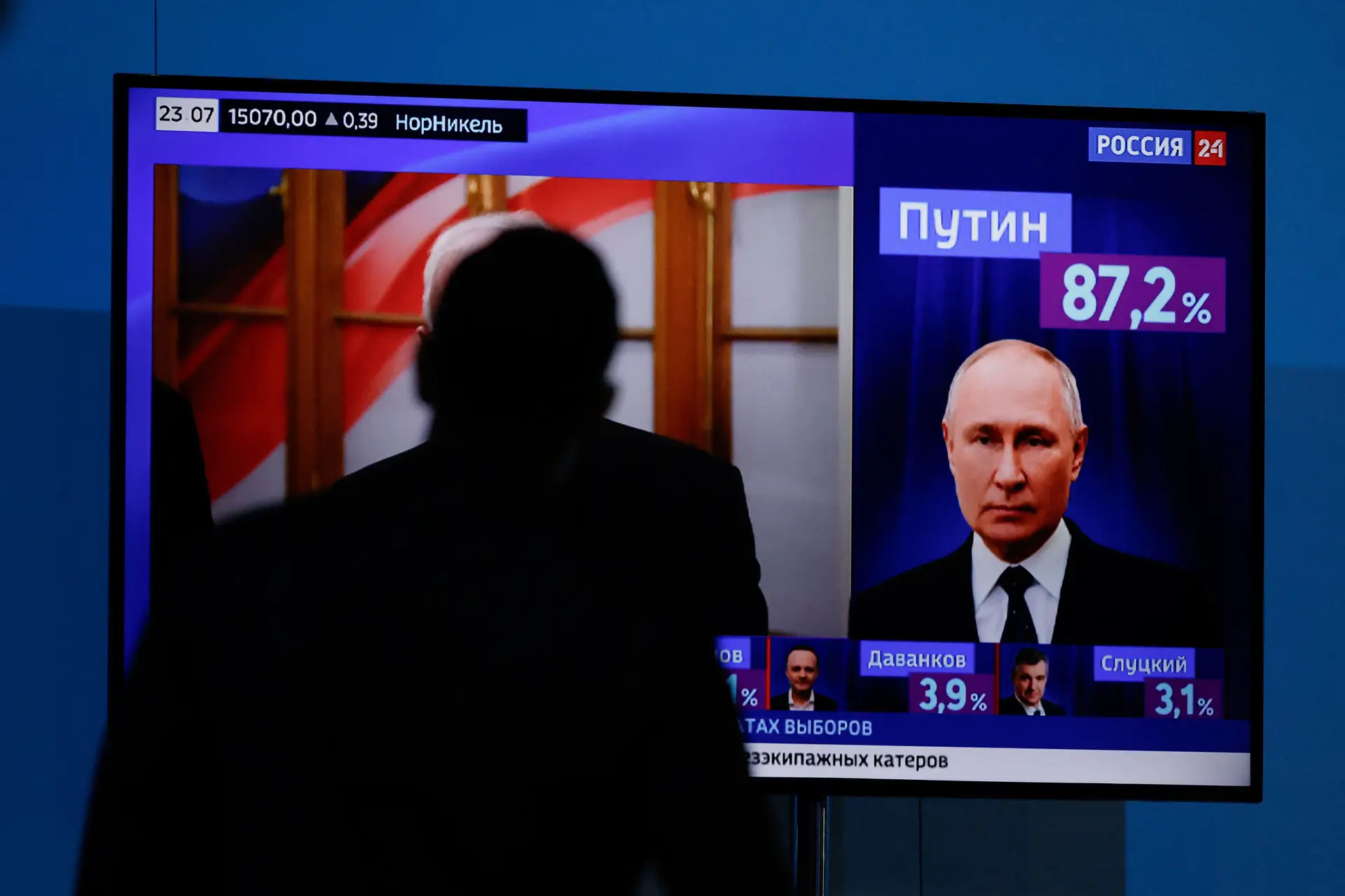 Putin vence Presidenciais russas com número recorde de votos