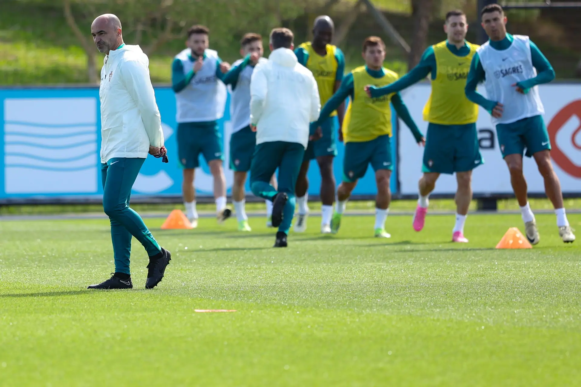 Portugal arranca estágio para o Euro 2024 com treino na Cidade do Futebol