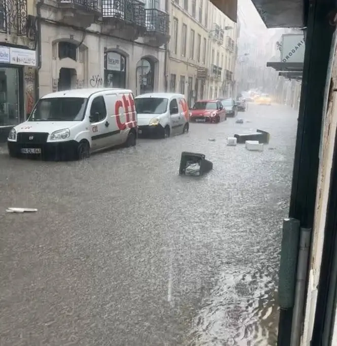 Proteção Social registro quase 300 ocorrências devido à chuva poderoso, Grande Lisboa é a zona mais afetada