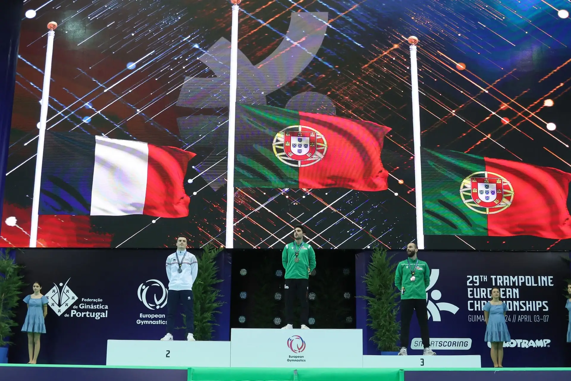 Pedro Ferreira é campeão europeu de trampolim