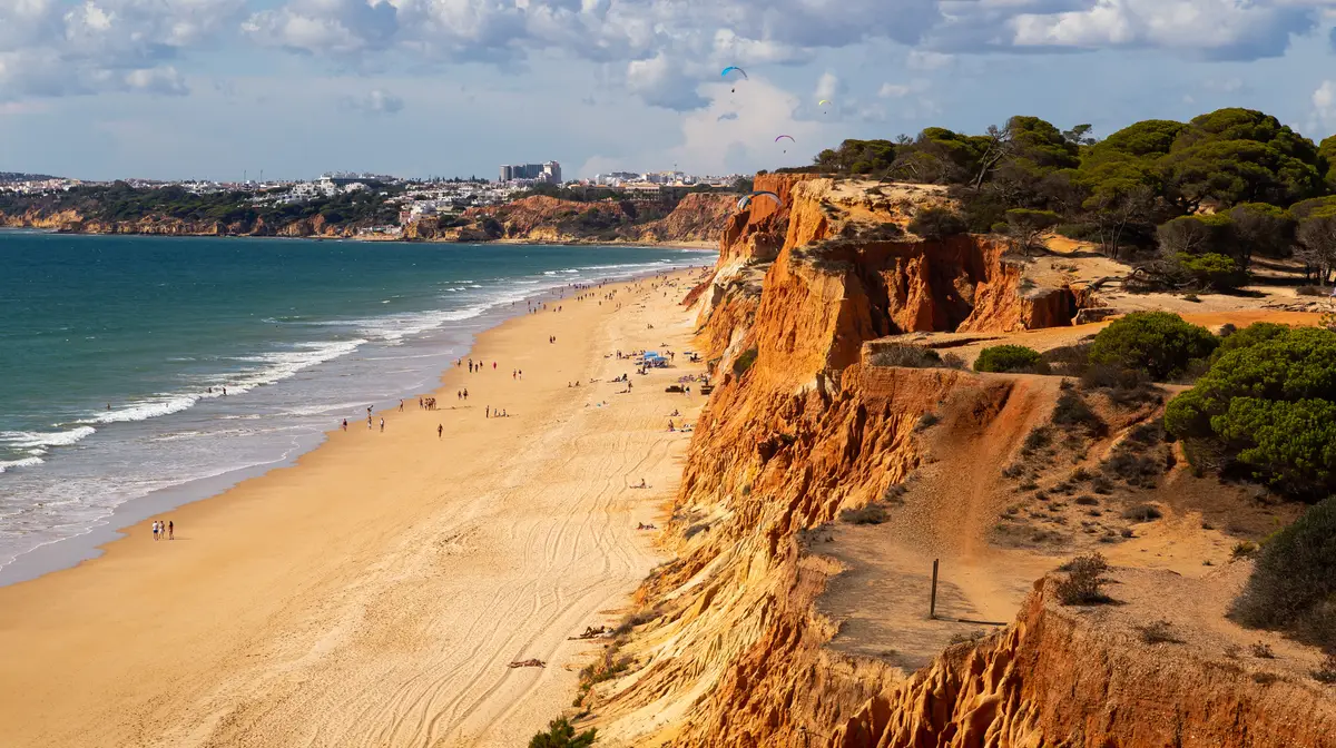 Praia da Falésia no Algarve