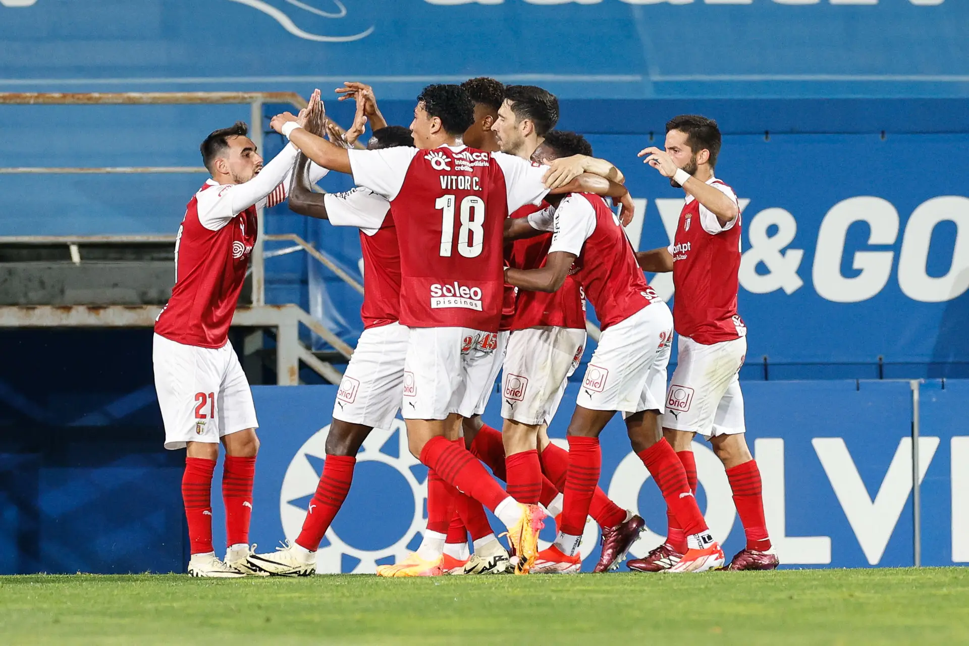 SC Braga vence no Estoril e iguala FC Porto no 3.º lugar