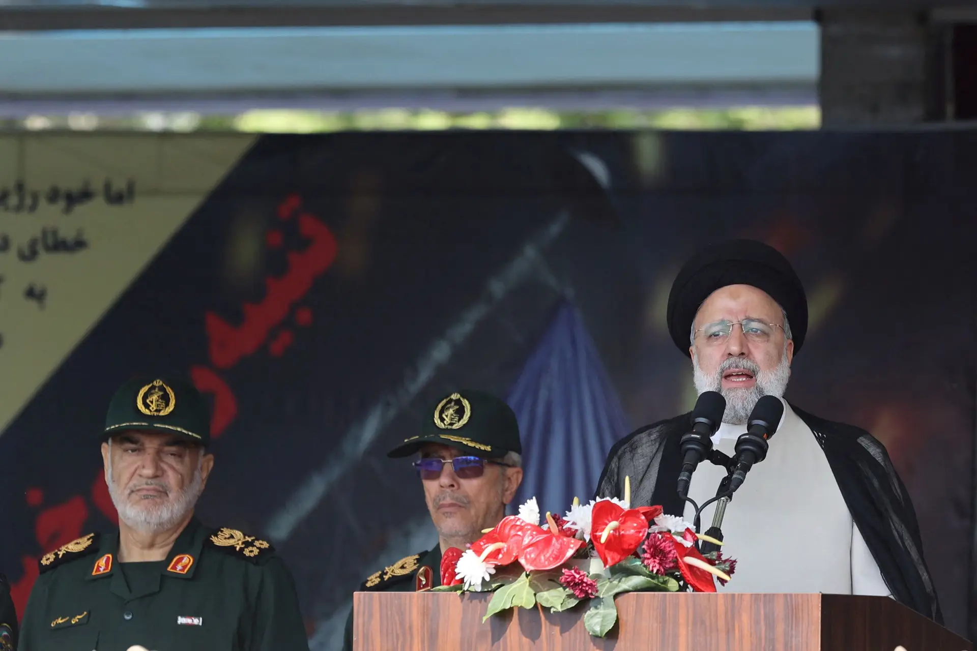 O Presidente do Irão, Ebrahim Raisi