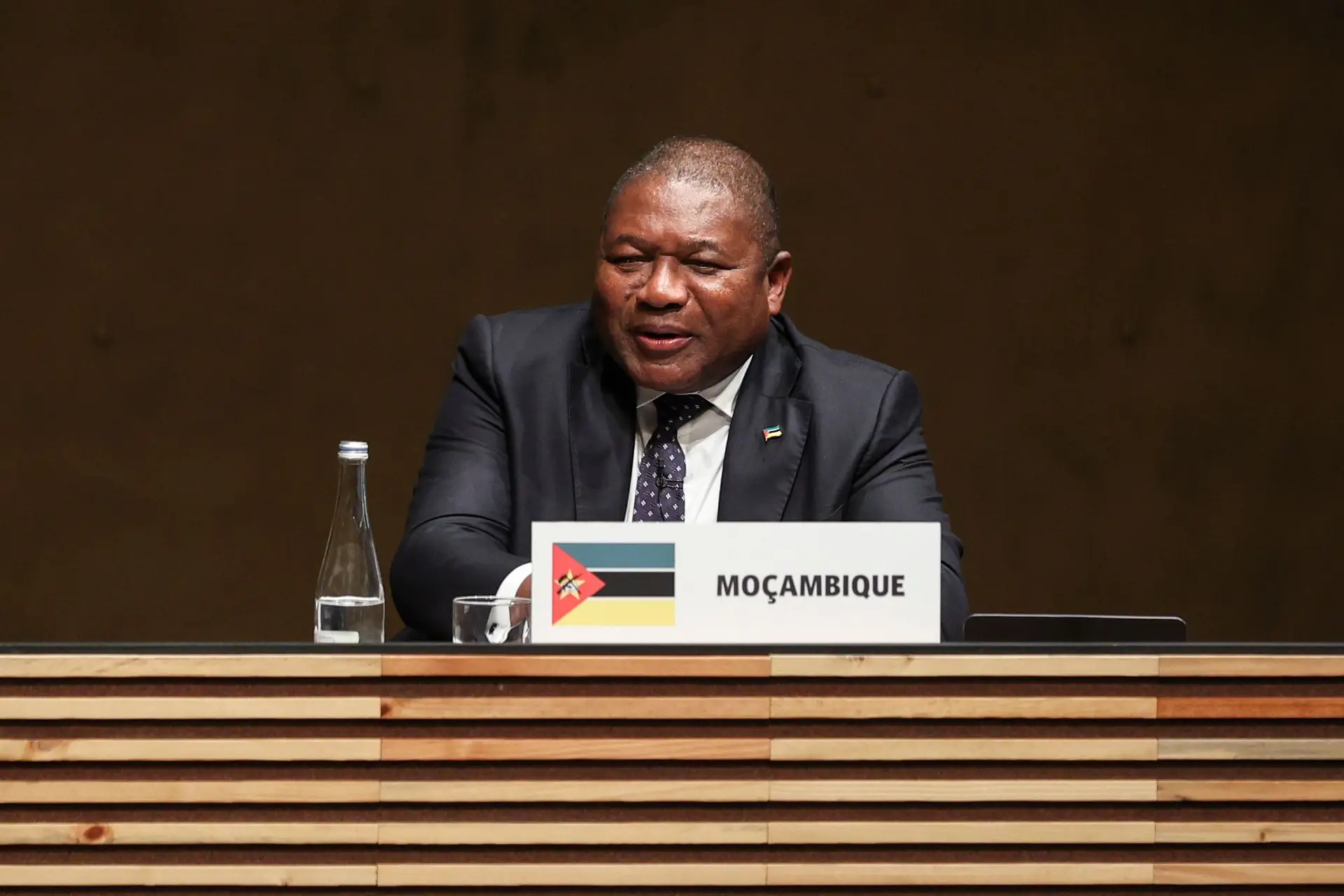 O Presidente da República de Moçambique, Filipe Nyusi