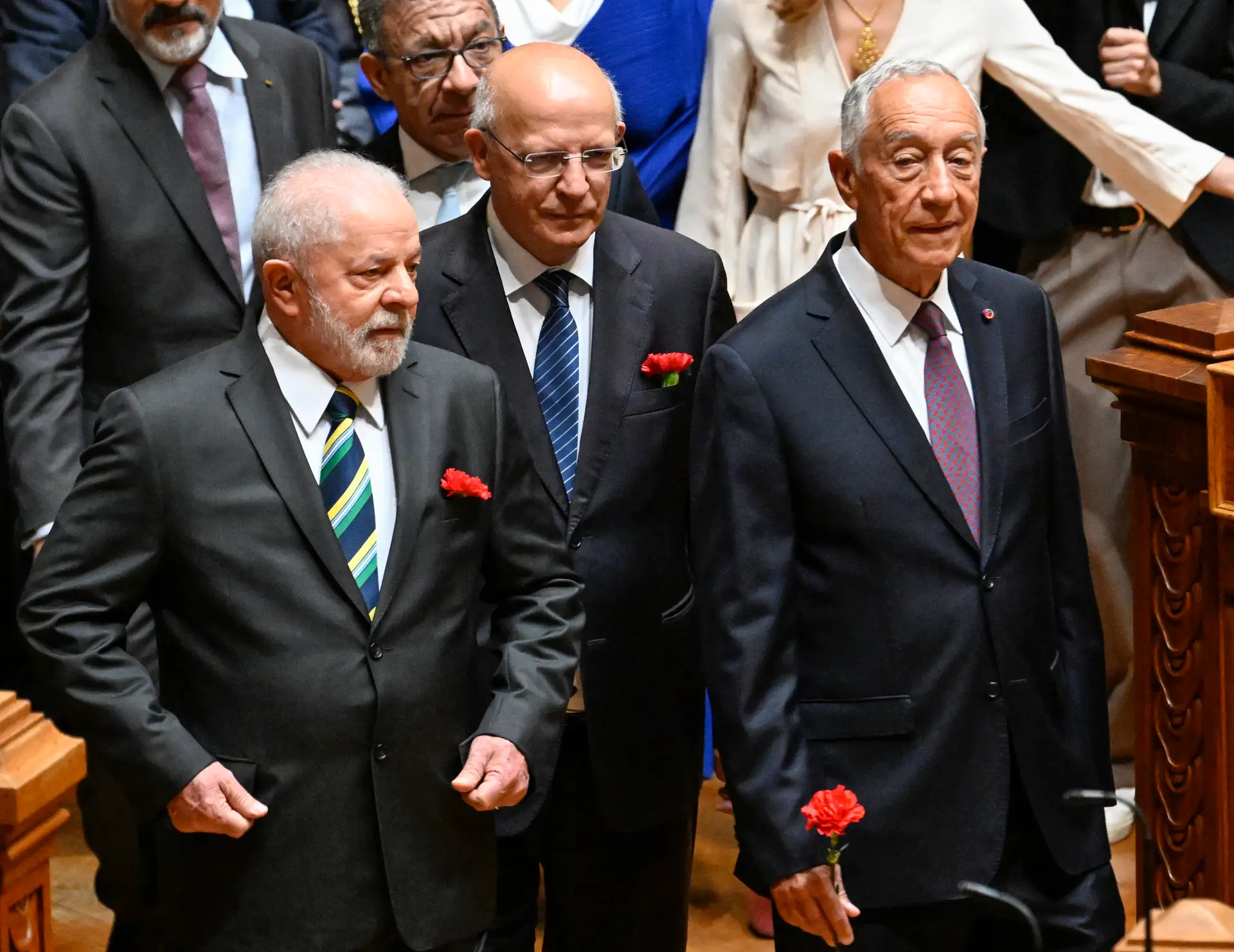 Lula da Silva felicita Marcelo e o povo português pelos 50 anos do 25 de Abril