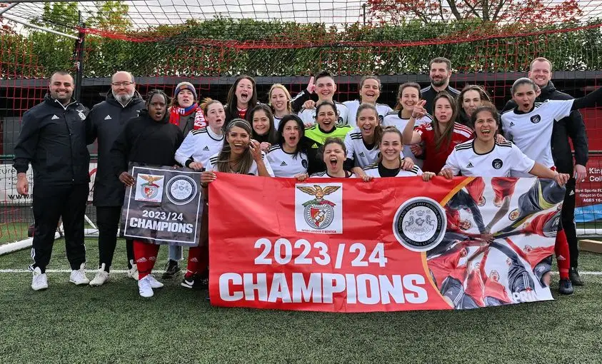 Futebol feminino: Sport London e Benfica campeão regional é promovido na liga inglesa