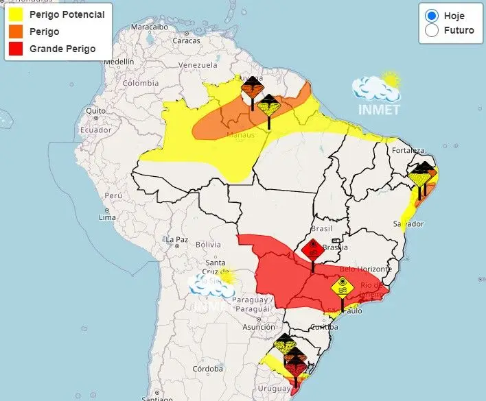 Porque está a chover tanto no sul do Brasil?