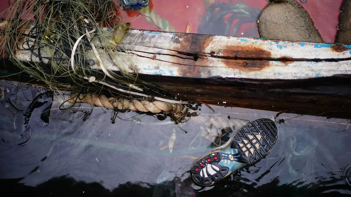 Barco de migrantes